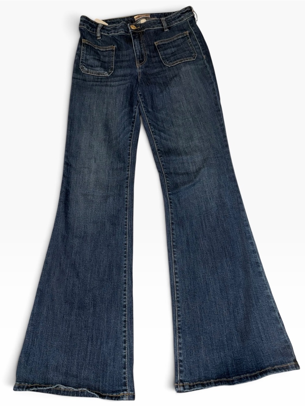 Kut from the Kloth Dark Indigo Wide Flare Jeans